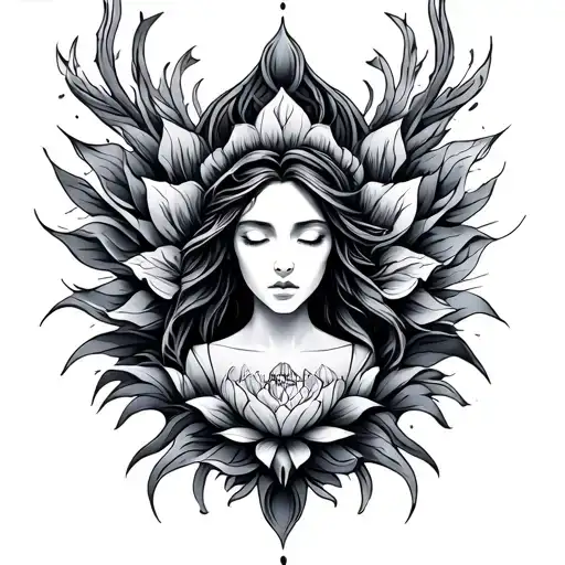 serenity courage wisdom tattoo design idea