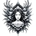 serenity courage wisdom tattoo design idea