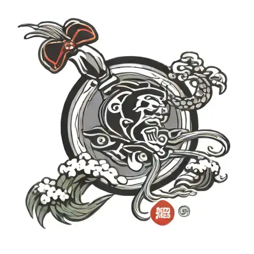 49ers logo surrounded tattoo design idea