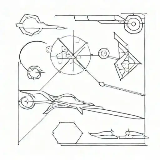 adams creation tools with coding tattoo design idea