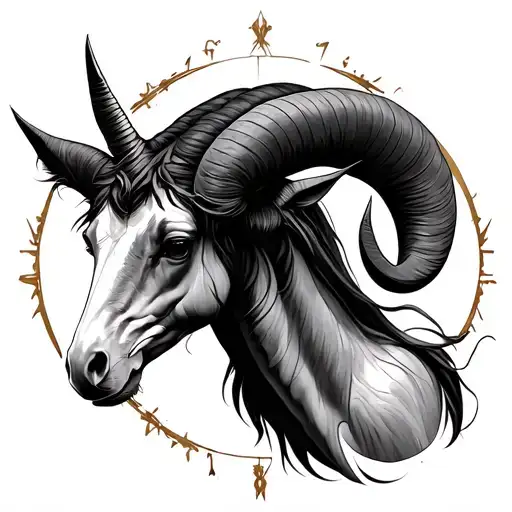 Aries And Sagittarius tattoo design idea