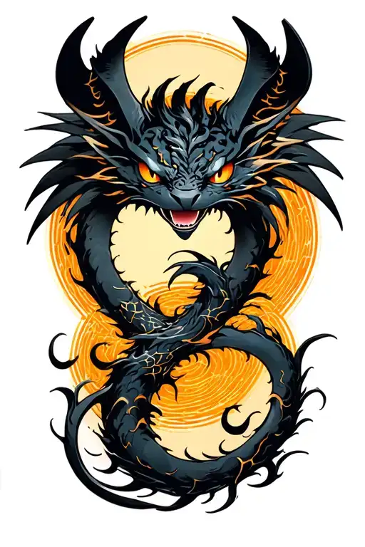 "Kintsugi" toothless night fury tattoo design idea