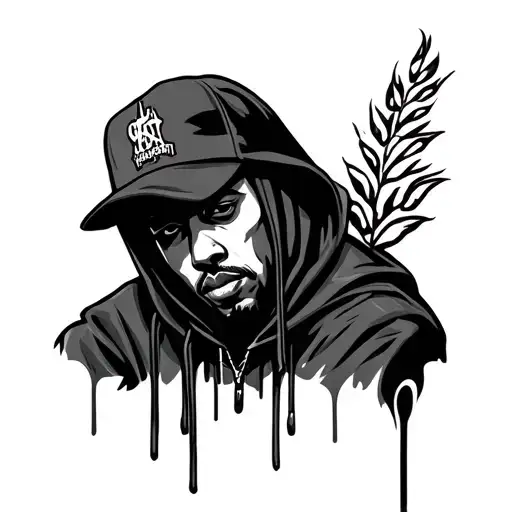 Gangsta Hood tattoo design idea
