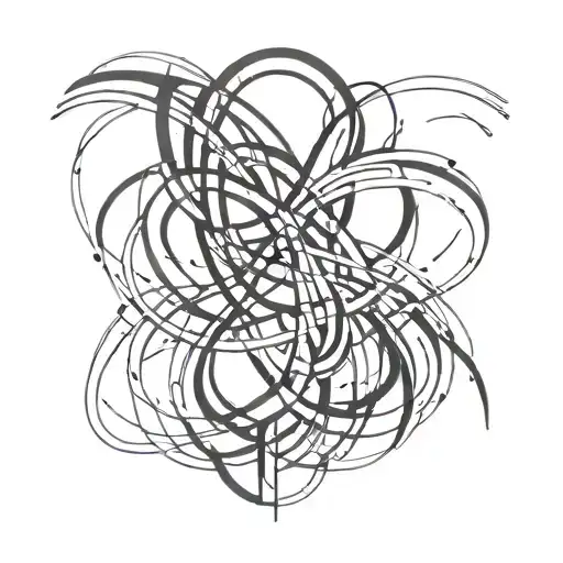 cybersigilism inspired accepting imperfection tattoo design idea