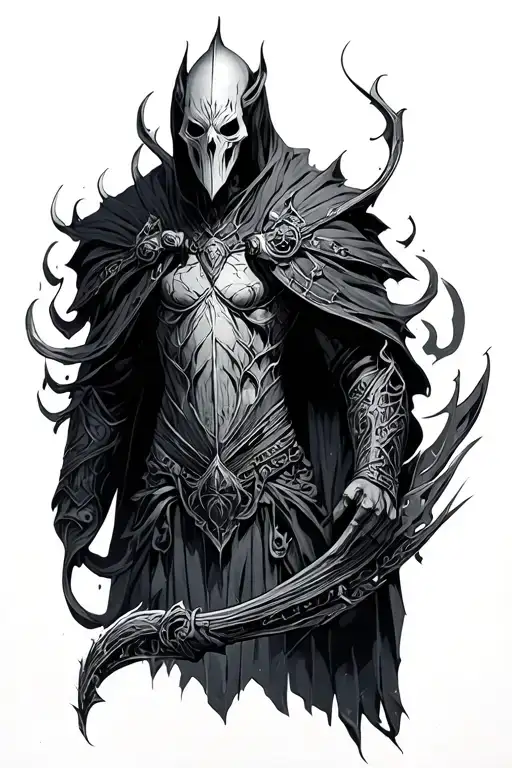 something from the game oblivion skill Restoration tattoo design idea