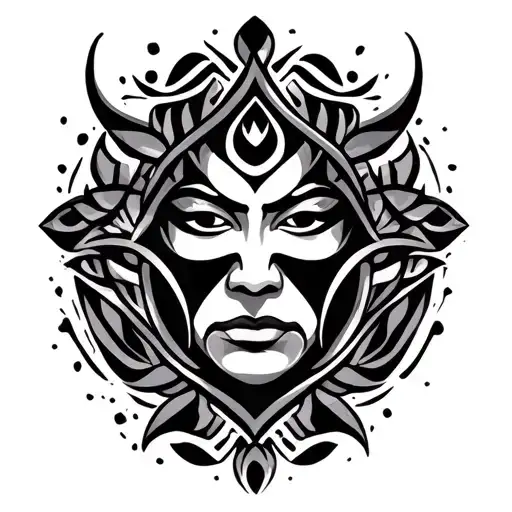 Ilocano tribal tattoo design idea