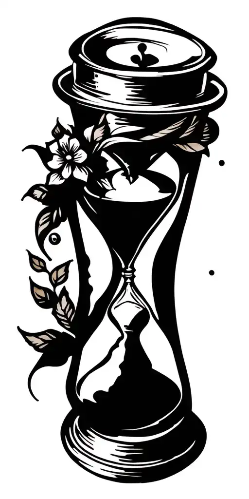 hourglass neo traditional tattoo sleeve tattoo tattoo design idea