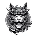 safety,chines thing tattoo design idea