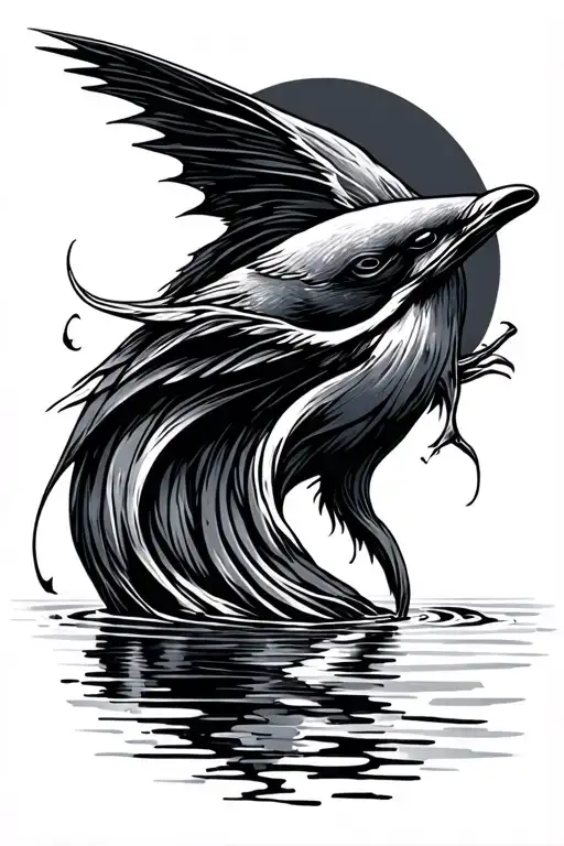 Still Waters Run Deep tattoo design idea