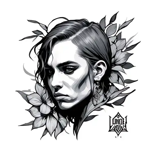 Loner tattoo design idea