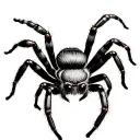 jumping spider tattoo design idea