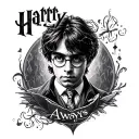 Harry Potter Always tattoo design idea