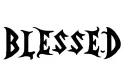 "BLESSED" tattoo design idea