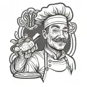 Chef tattoo design idea