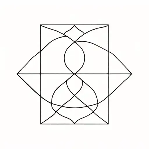 geo symteric shapes millie tattoo design idea