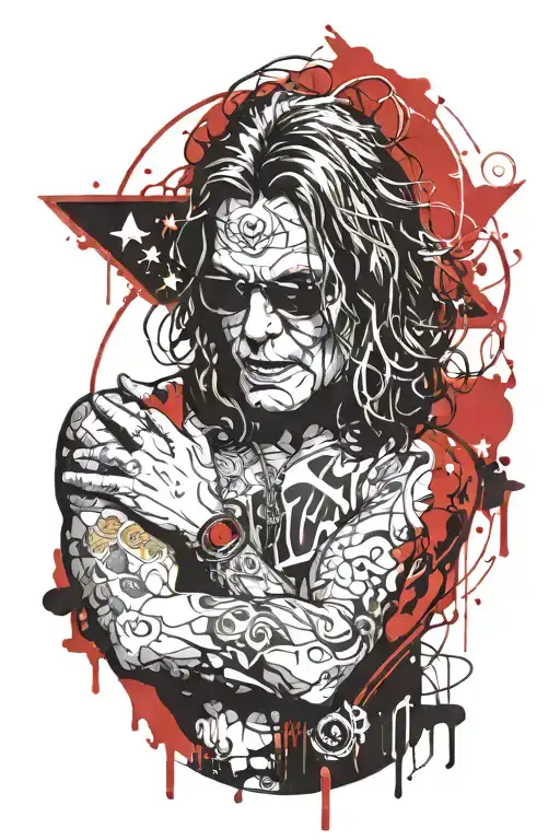 Ozzy osbourne tattoo design idea