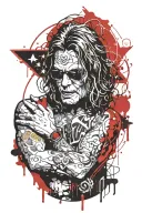 Ozzy osbourne tattoo design idea