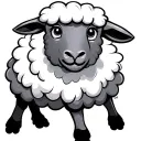 A cute sheep with a strong personality to describe my younger brother who is 4 years old but so strong because he has be tattoo design idea