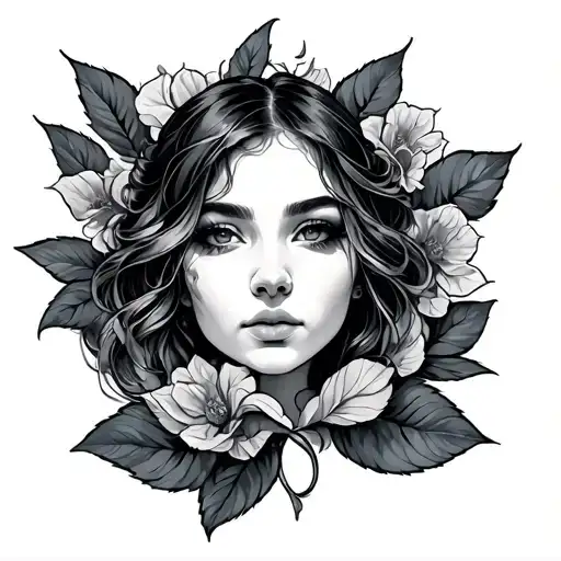 Dimple tattoo design idea