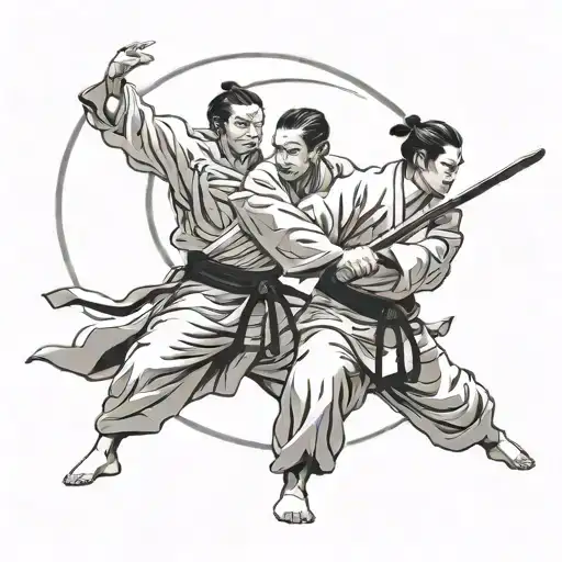 aikido tattoo design idea