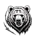 Viking Bear tattoo design idea