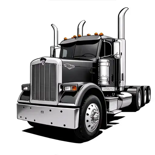 Peterbilt tattoo design idea