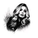 Lady Gaga tattoo design idea