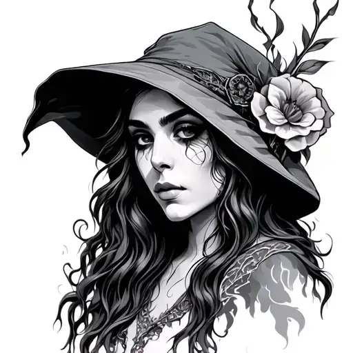 Crone tattoo design idea