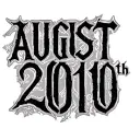 roman numerals "august 20th, 2010" tattoo design idea