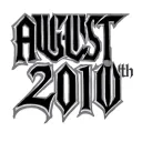 roman numerals "august 20th, 2010" tattoo design idea