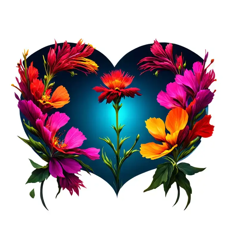 Indian paintbrush intertwined with name incorporated tattoo design idea