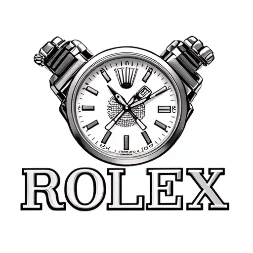 Rolex Logo car tattoo design idea