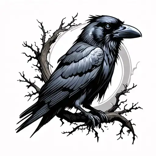 Raven Nevermore tattoo design idea