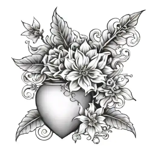 Addiction Recovery tattoo design idea