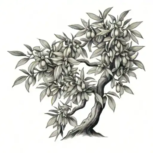 Olive Tree Therapy tattoo design idea