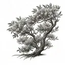 Olive Tree Therapy tattoo design idea