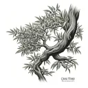 Olive Tree Therapy tattoo design idea
