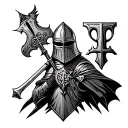 Knight Templar tattoo design idea