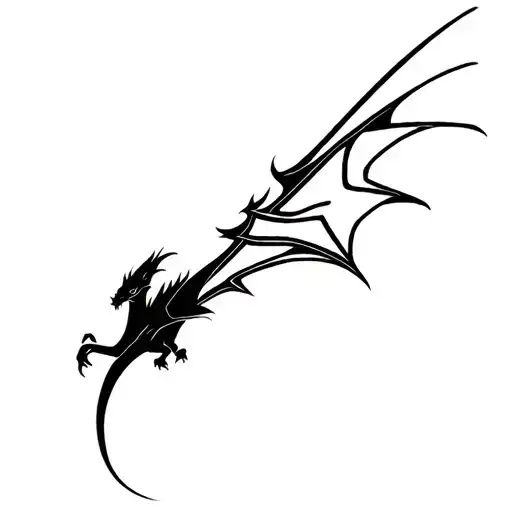 how to train your dragon toothless night fury tattoo design idea