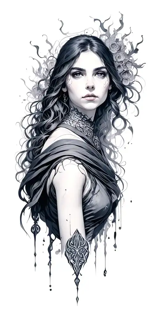 Elements from the book mistborn tattoo design idea