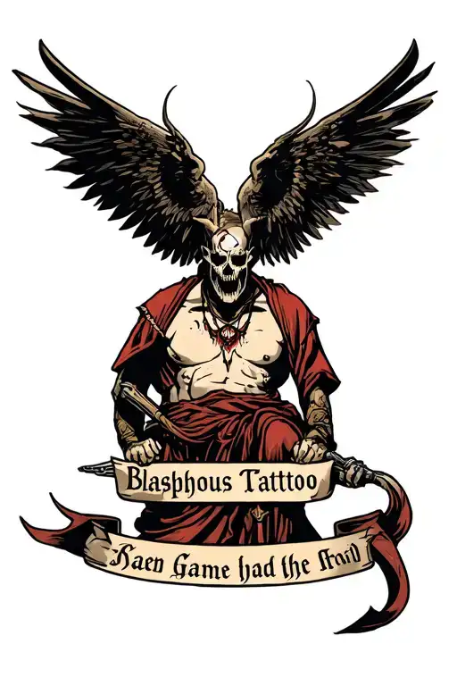 blasphemous game tattoo tattoo design idea