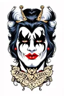 Kiss Band tattoo design idea