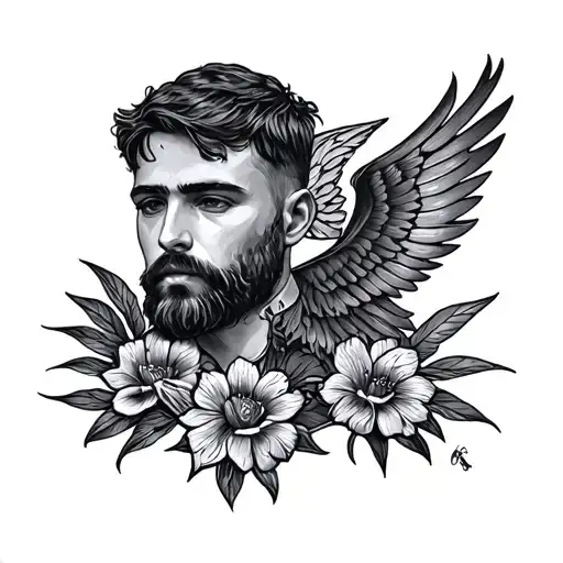 Memorial Brother tattoo design idea