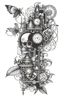 curiosity tattoo design idea