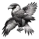 Wedge Tailed Eagle tattoo design idea