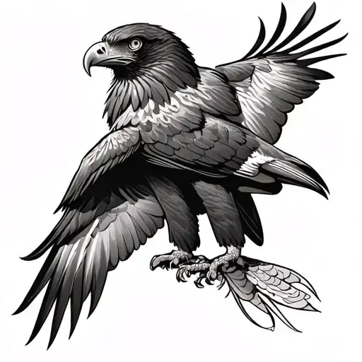 Wedge Tailed Eagle tattoo design idea