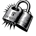 padlock locked tattoo design idea