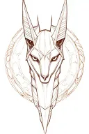 anubis tattoo design idea