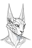 anubis tattoo design idea