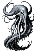 Cthulhu Lovecraft Skyrim Hermeus of the Sea tattoo design idea